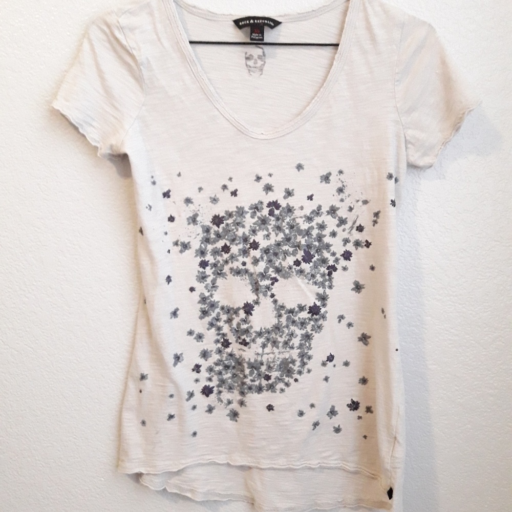 Rock & Republic Skull Shirt